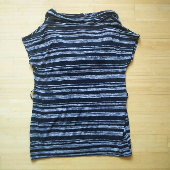 P.inc Striped Lace & Cowl Top - Picture 4 of 7